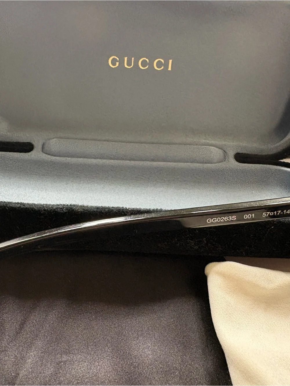 NEW Gucci Men's Black Sunglasses
